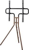 Miniatyrbillede 1 af 4: Hama TV-stativ "Easel", 191 cm (75"), højdevari., trælook valnød