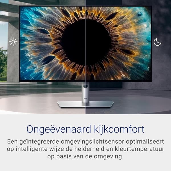 DELL UltraSharp U2724DE datorskärm 68,6 cm (27") 2560 x 1440 pixlar Quad HD LCD svart - silver