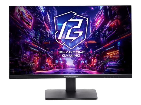 ASRock Phantom Gaming PG27QFT1B - LED-skjerm - gaming - 27" - 2560 x 1440 QHD @ 180 Hz - IPS - 400 cd/m² - 1000:1 - DisplayHDR 400 - 1 ms - 2xHDMI, D Sort