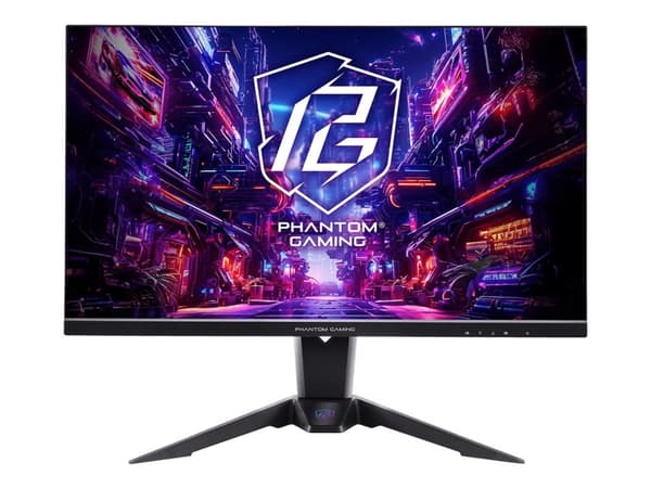 ASRock Phantom Gaming PG27QFT2A - LED-skärm - spel - 27" - 2560 x 1440 QHD @ 180 Hz - IPS - 400 cd/m² - 1000:1 - DisplayHDR 400 - 1 ms - 2xHDMI, Disp Svart