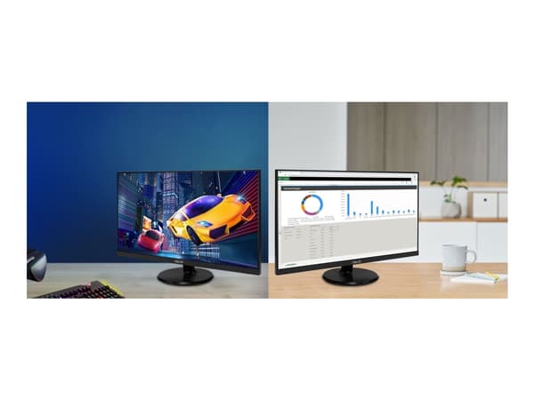 ASUS VA24DQFR - LED-skjerm - gaming - 24" (23.8" synlig) - 1920 x 1080 Full HD (1080p) @ 100 Hz - IPS - 250 cd/m² - 1000:1 - 1 ms - HDMI, VGA, Displa