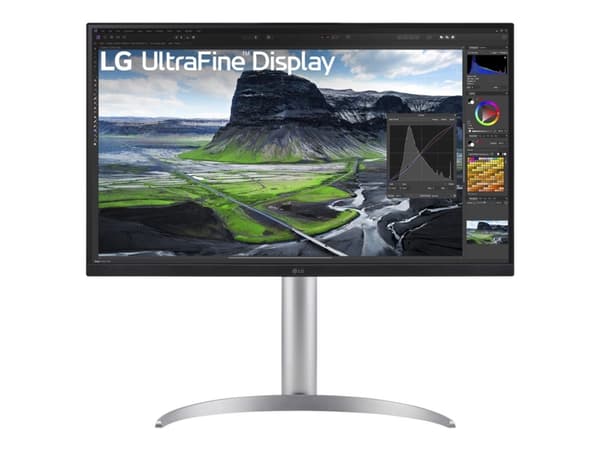 LG UltraFine 27UQ850V-W - UQ850V Series - LED-skjerm - 27" - 3840 x 2160 4K @ 60 Hz - IPS - 500 cd/m² - 2000:1 - DisplayHDR 400 - 5 ms - 2xHDMI, Disp