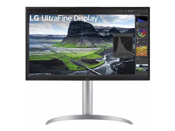 LG UltraFine 27UQ850V-W - UQ850V Series - LED-skjerm - 27" - 3840 x 2160 4K @ 60 Hz - IPS - 500 cd/m² - 2000:1 - DisplayHDR 400 - 5 ms - 2xHDMI, Disp
