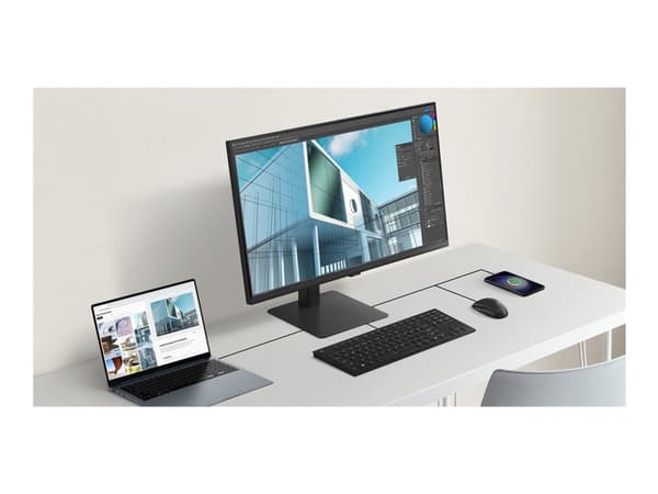 Samsung ViewFinity S8 S27D800EAU - S80D Series - LED-skjerm - 27" - 3840 x 2160 UHD @ 60 Hz - IPS - 350 cd/m² - 1000:1 - HDR10 - 5 ms - HDMI, Display