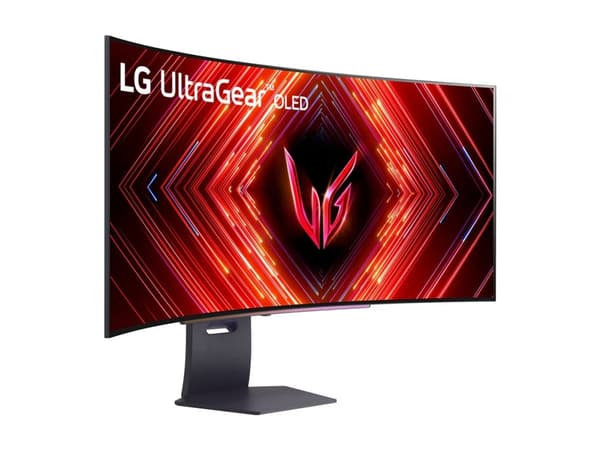 LG UltraGear 45GS95QE-B - OLED-skjerm - gaming - kurvet - 45" (44.5" synlig) - 3440 x 1440 UWQHD @ 240 Hz - 275 cd/m² - 1500000:1 - DisplayHDR 400 Tr