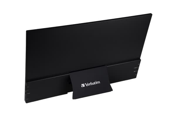 Verbatim PMT-15-4K - LCD-skärm - 15.6" - bärbar - pekskärm - 3840 x 2160 4K - IPS - 350 cd/m² - 1000:1 - 6 ms - HDMI, 2xUSB-C