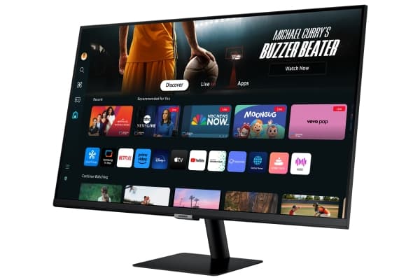 Samsung S32DM702UU - M70D Series - LED-skärm - Smart - 32" - 3840 x 2160 4K @ 60 Hz - VA - 300 cd/m² - 3000:1 - HDR10 - 4 ms - HDMI, USB-C - högtalar