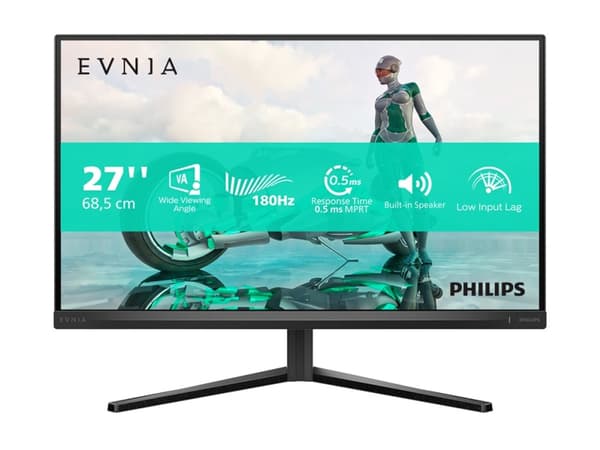 Philips Evnia 3000 27M2N3200A - LED-skjerm - gaming - 27" - 1920 x 1080 Full HD (1080p) @ 180 Hz - IPS - 300 cd/m² - 1000:1 - HDR10 - 0.5 ms - 2xHDMI