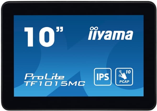 iiyama ProLite TF1015MC-B3 - LCD-skärm - 10.1" - öppen ram - pekskärm - 1280 x 800 WXGA - IPS - 500 cd/m² - 800:1 - 29 ms - HDMI, VGA, DisplayPort -