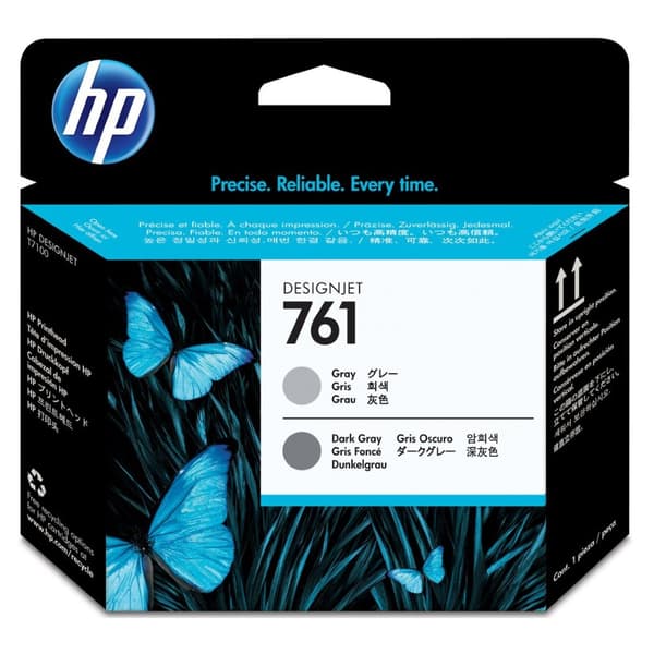 HP 761 original printhead CH647A grey and dark grey standard capacity 1-pack
