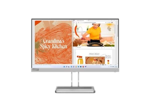 Lenovo L22i-40, 54,6 cm (21.5"), 1920 x 1080 pixlar, Full HD, 6 ms, Grå Grå