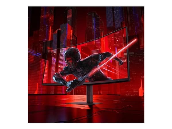 Xiaomi G34WQi - LED-skjerm - gaming - kurvet - 34" - 3440 x 1440 WQHD @ 180 Hz - 350 cd/m² - 4000:1 - 1 ms - 2xHDMI, 2xDisplayPort
