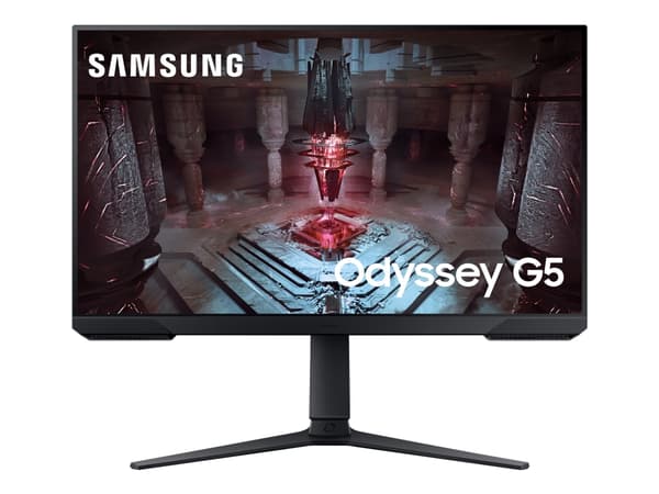 Samsung Odyssey G5 S27CG510EU - G51C Series - LED-skjerm - 27" - 2560 x 1440 QHD @ 165 Hz - VA - 300 cd/m² - 3000:1 - HDR10 - 1 ms - 2xHDMI, DisplayP