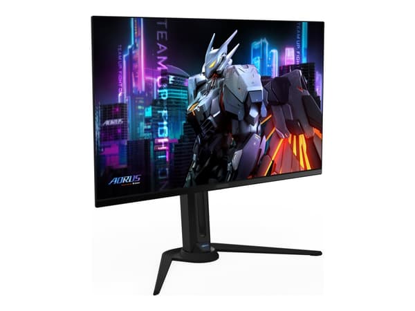 AORUS FO32U2 - OLED-skjerm - 32" (31.5" synlig) - 3840 x 2160 4K @ 240 Hz - 1000 cd/m² - 1500000:1 - DisplayHDR 400 True Black - 0.03 ms - 2xHDMI, Di