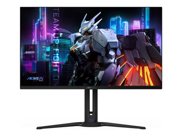 AORUS FO32U2 - OLED-skjerm - 32" (31.5" synlig) - 3840 x 2160 4K @ 240 Hz - 1000 cd/m² - 1500000:1 - DisplayHDR 400 True Black - 0.03 ms - 2xHDMI, Di