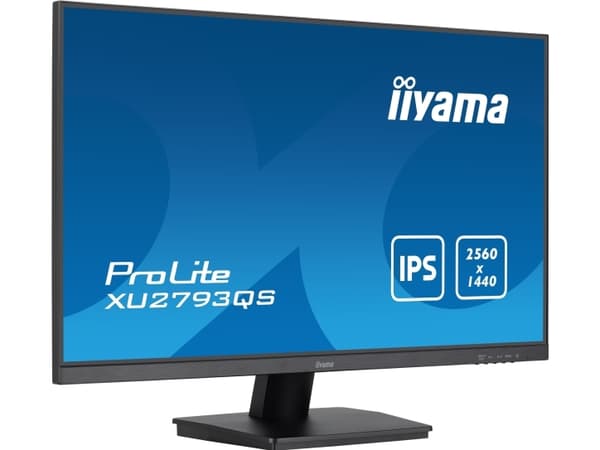 iiyama ProLite XU2793QS-B6 - LED-skärm - 27" - 2560 x 1440 WQHD @ 100 Hz - IPS - 250 cd/m² - 1300:1 - 1 ms - HDMI, DisplayPort - högtalare - svart, m