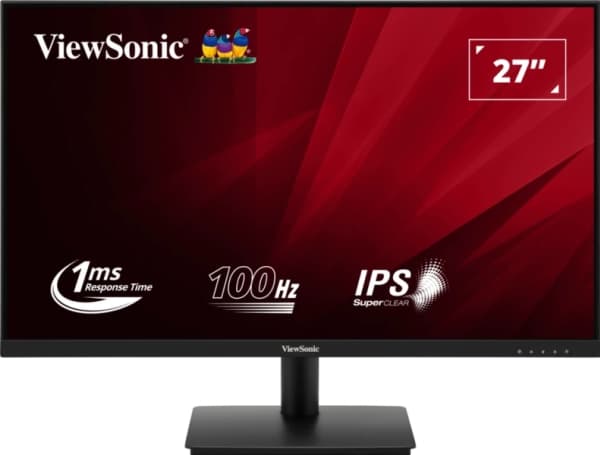 Viewsonic VA270-H, 68.6 cm (27"), 1920 x 1080 pixels, Full HD, LED, 1 ms, Black musta