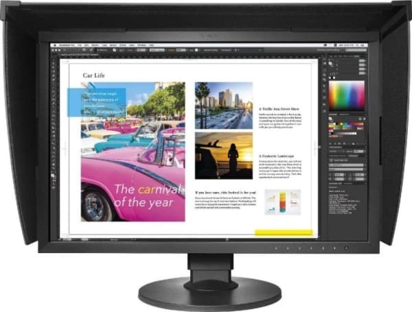 EIZO ColorEdge CG2700X - CG Series - LED-skärm - 27" - 3840 x 2160 4K - IPS - 500 cd/m² - 1450:1 - 13 ms - HDMI, DisplayPort, USB-C - svart - med 6 m