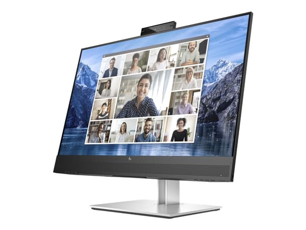 HP E27m G4 -konferenssimonitori - E-sarja - LED-näyttö - 27" - 2560 x 1440 QHD @ 75 Hz - IPS - 300 cd/m² - 1000:1 - 5 ms - HDMI, DisplayPort, USB-C - musta, Hopea