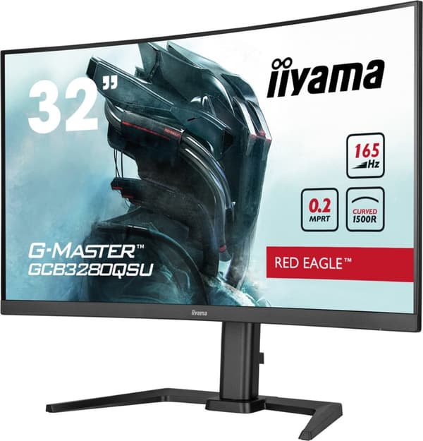 iiyama G-MASTER GCB3280QSU-B1 datorskärm 80 cm (31,5") 2560 x 1440 pixlar LED Svart