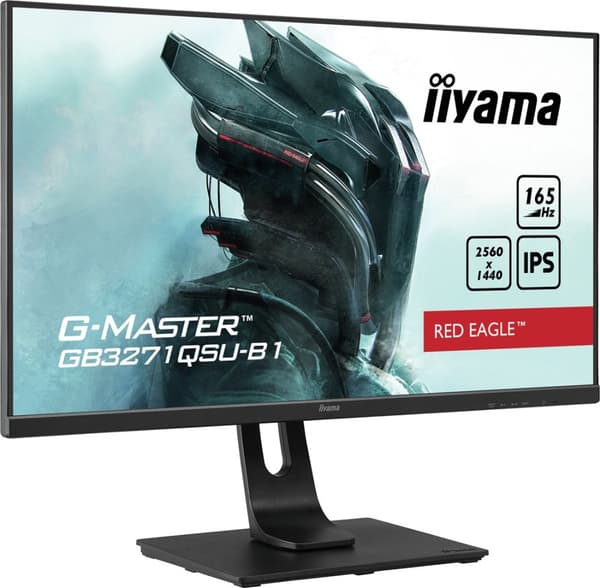 iiyama G-MASTER GB3271QSU-B1 computerskærm 80 cm (31,5") 2560 x 1440 pixels Bred Quad HD LED Sort