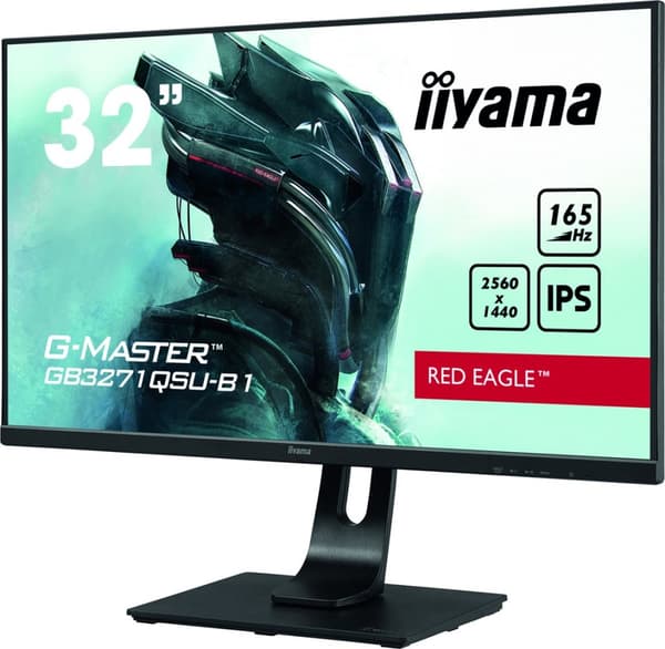 iiyama G-MASTER GB3271QSU-B1 computerskærm 80 cm (31,5") 2560 x 1440 pixels Bred Quad HD LED Sort