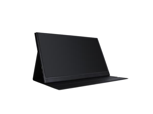 DENVER PMO-15601 - LCD-skjerm - 15.6" - portabel - 1920 x 1080 Full HD (1080p) - IPS - 250 cd/m² - 1000:1 - Mini HDMI, 2xUSB-C - høyttalere - svart