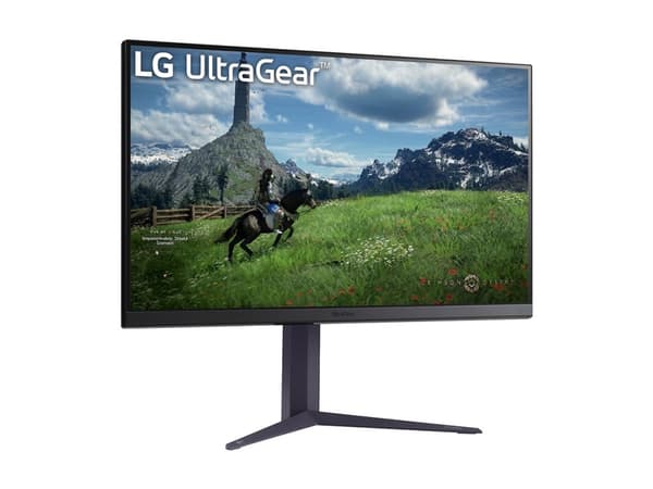 LG UltraGear 32GS85Q-B - LCD-skjerm - gaming - 32" (31.5" synlig) - 2560 x 1440 QHD @ 180 Hz - Nano IPS - 350 cd/m² - 1000:1 - HDR10 - 1 ms - 2xHDMI,