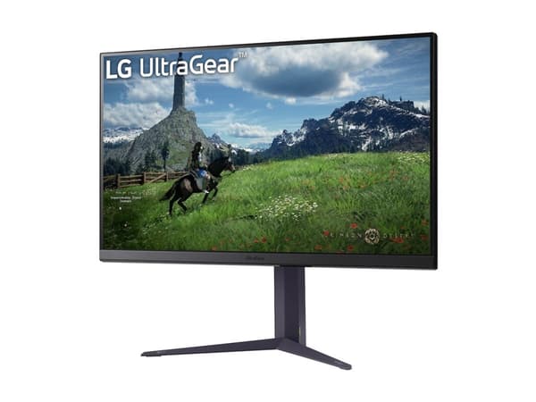 LG UltraGear 32GS85Q-B - LCD-skjerm - gaming - 32" (31.5" synlig) - 2560 x 1440 QHD @ 180 Hz - Nano IPS - 350 cd/m² - 1000:1 - HDR10 - 1 ms - 2xHDMI,