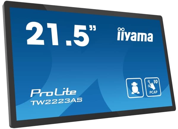 iiyama ProLite TW2223AS-B2 - Android PC - kosketusnäyttö - 1 RK3399 asti - RAM 4 GB - SSD - eMMC 32 GB - Cortex-A72 + A53 - Gigabit Ethernet, Bluetoo