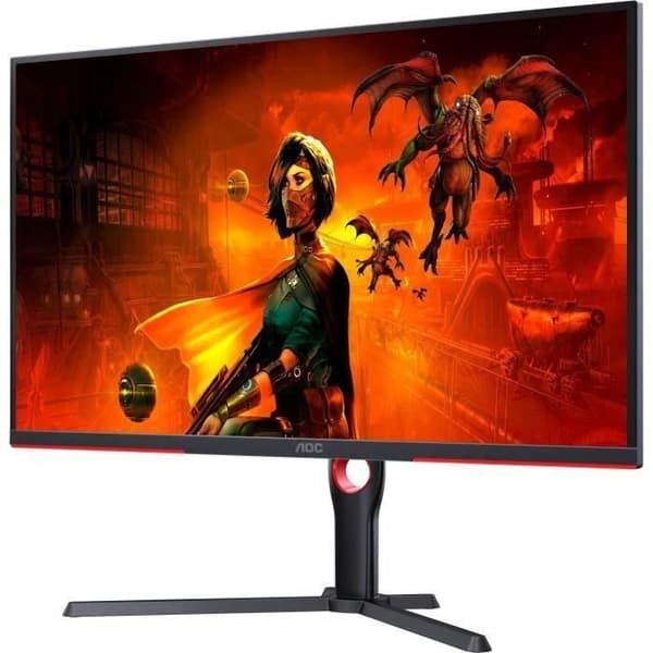 PC-skärm - AOC - U27G3X - 27" UHD 4K - IPS-panel - 160Hz - 1ms - Justerbar i höjdled - 2 HDMI 2 DP - Adaptive Sync - Svart