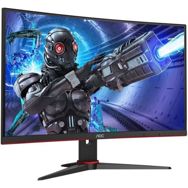 AOC Gaming PC-skärm - C27G2ZE/BK - 27'' böjd FHD - VA-panel - 240Hz - 0,5MS MPRT - Freesync premium - HDMI / DP