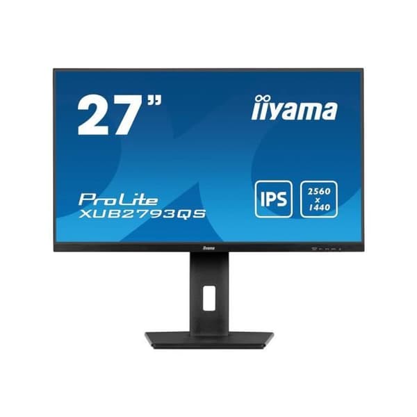 LED-skärm - iiyama ProLite XUB2793QS-B6 - 27" QHD 2560 x 1440 - IPS 100 Hz - HDMI, DisplayPort
