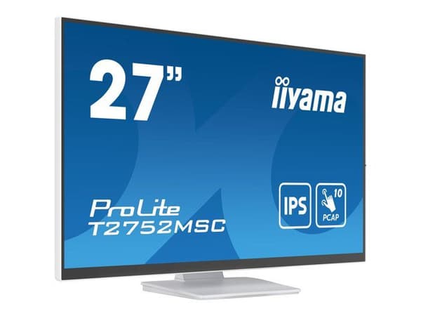 IIYAMA T2752MSC-W1 pekskärm - 27 tum - IPS - 1920x1080 - 5ms - 400cd/m²