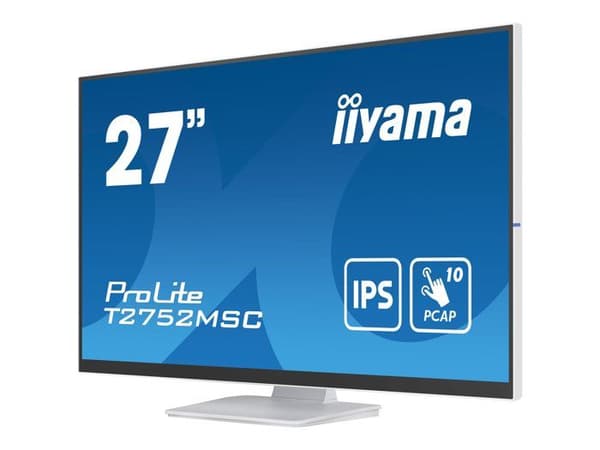 IIYAMA T2752MSC-W1 pekskärm - 27 tum - IPS - 1920x1080 - 5ms - 400cd/m²