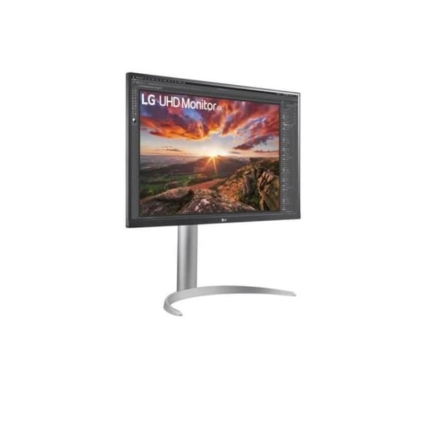 SKÄRM LG 27" Vit 27UP85NP-W 16:9 UHD 4K 5ms 3840×2160 400cd/m2 2xHDMI DP 2xUSB 3.0 USB Type-C FreeSync HP2x5W Hög justerbar fot Inc.