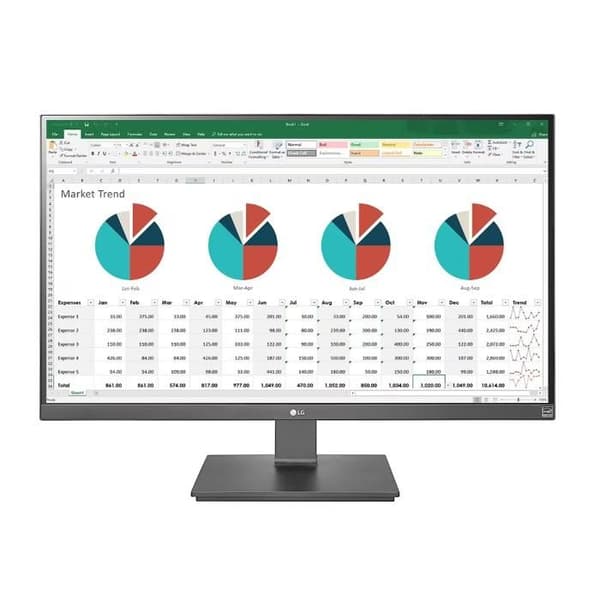 SKÄRM LG 27" TV LED IPS 16:9 4K 3840x2160 2xHDMI DisplayPort USB-C 5ms Piedestal Pivot 27UK670P-B Svart Svart