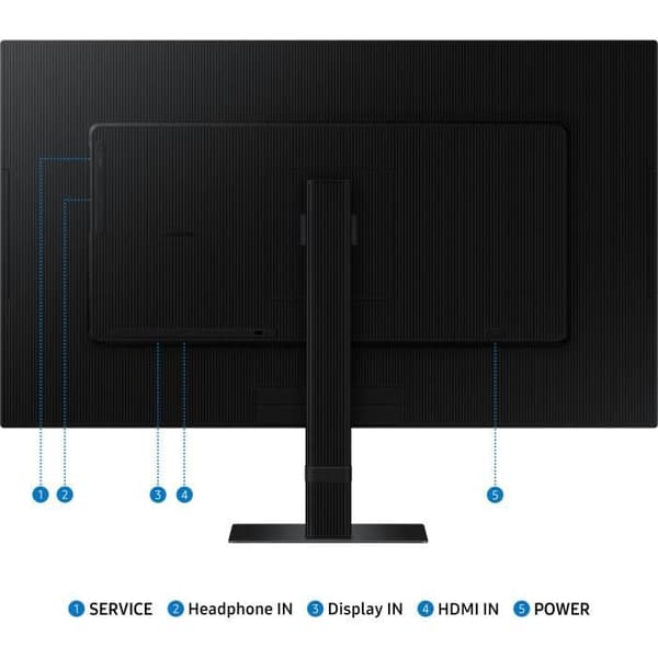 PC-skärm - SAMSUNG - ViewFinity S70D - 27" 4K 3840x2160 - IPS-panel - 300cd/m2 - 5 ms - 60Hz - HDMI - Pivot / Vridbar