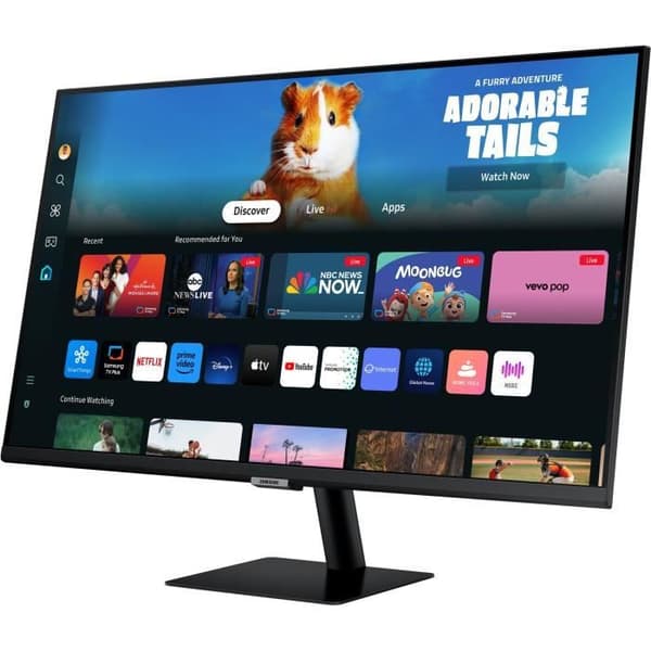 PC-skärm - SAMSUNG - SMART MONITOR M5 CM500 - 27" FHD - VA-panel - 60Hz - HDR10 - HDMI - Högtalare - Svart