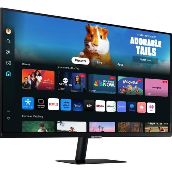 PC-skärm - SAMSUNG - SMART MONITOR M5 CM500 - 27" FHD - VA-panel - 60Hz - HDR10 - HDMI - Högtalare - Svart