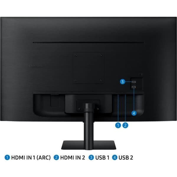 PC-skärm - SAMSUNG - SMART MONITOR M5 CM500 - 32" FHD - VA-panel - 60Hz - HDR10 - HDMI - Högtalare - Svart