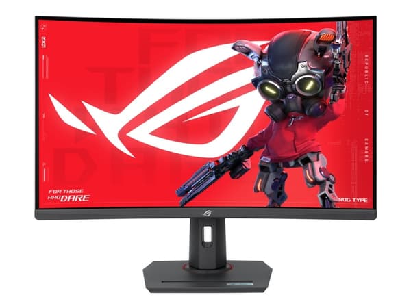 ASUS ROG Strix XG32WCMS - LED-skjerm - gaming - kurvet - 32" (31.5" synlig) - 2560 x 1440 QHD @ 280 Hz - Rapid VA - 400 cd/m² - 4000:1 - DisplayHDR 4 Sort