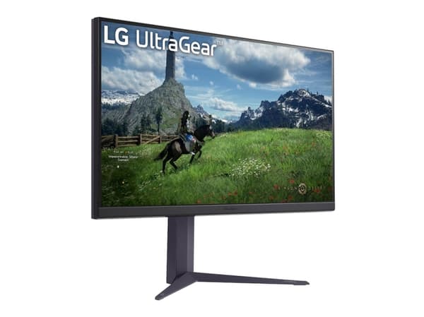 LG UltraGear 32GS85QX-B - LED-skärm - spel - 32" (31.5" visbar) - 2560 x 1440 QHD @ 180 Hz - Nano IPS - 350 cd/m² - HDR10 - 1 ms - 2xHDMI, DisplayPor
