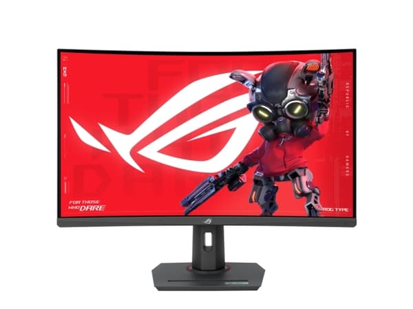 ASUS ROG Strix XG32WCS - LED-skjerm - gaming - kurvet - 32" (31.5" synlig) - 2560 x 1440 2K @ 180 Hz - Rapid VA - 400 cd/m² - 3500:1 - HDR10 - 1 ms -