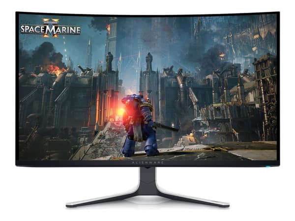 Alienware AW3225QF, 81.3 cm (32"), 3840 x 2160 pixels, 4K Ultra HD, QD-OLED, 0.03 ms, Black, White