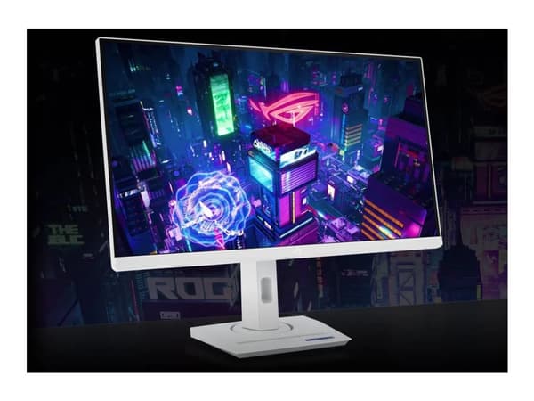 ASUS ROG Strix XG27ACS-W - LED-näyttö - pelaaminen - 27" - 2560 x 1440 2K @ 180 Hz - Nopea IPS - 400 cd/m² - 1000:1 - DisplayHDR 400 - 1 ms - HDMI, D