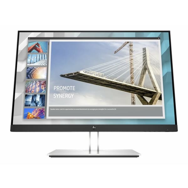 HP E-Series E24i G4 platta pc-skärmar 61 cm (24") 1920 x 1200 pixlar WUXGA Svart, Silver