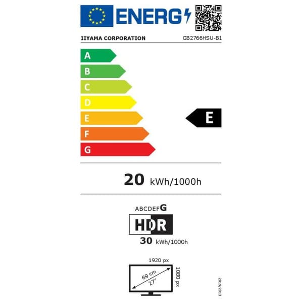 Näyttö Iiyama GB2766HSU-B1 27" 165 Hz Full HD
