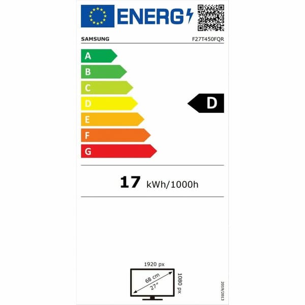 Näyttö Samsung LF27T450FQRXEN Full HD 75 Hz