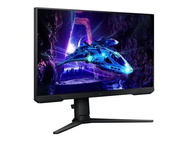 Samsung Odyssey G3 S24DG300EU - G30D-serien - LED-skjerm - spill - 24" - 1920 x 1080 Full HD (1080p) @ 180 Hz - VA - 250 cd/m² - 3000:1 - HDR10 - 1 m
